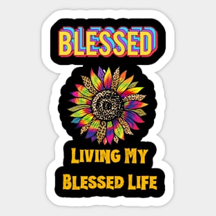 Blessed Life Sticker